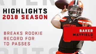 Baker Mayfield Breaks Rookie Record for TD Passes!