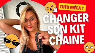 CHANGER SON KIT CHAINE - LE TUTO  D'UNE MOTARDE