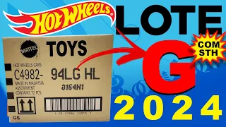 HOT WHEELS LINHA BÁSICA LOTE G 2024, com SUPER TH PNEU DE BORRACHA!