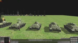 15 Panzer IV G Version vs 20 T-34/76 Men of War Assault Squad 2