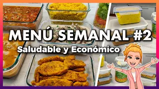 💚 Menú SEMANAL Equilibrado y Familiar #2 🕒 Comer BIEN y BAJAR de PESO ES POSIBLE! 🤩 Meal Prep