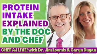 Protein Intake Explained by The Doc and Chef - Dr. Jim Loomis and Caryn Dugan
