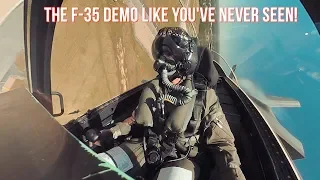 Never before seen footage of the F-35 Demo!