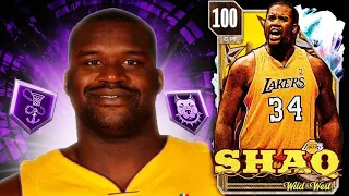 100 OVERALL SHAQUILLE O'NEAL IS A DOMINANT FORCE IN NBA 2K24 MyTEAM!!