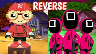 Tag with Ryan Vs Squid Game Green Light Red Light | Red Ryan Reversed Gameplay | U-PLAY