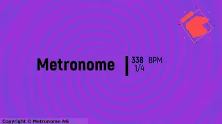 338 BPM 1/4 Metronome