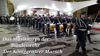 Einmarsch Bundeskanzleramt Berlin -  Königgrätzer Marsch - Musikkorps der Bundeswehr + Spielmannszug