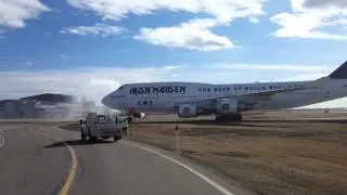 Ed Force One arrival in YEG