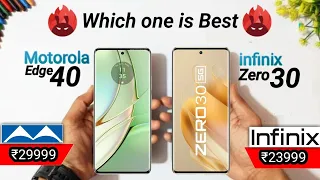 infinix Zero 30 vs Motorola Edge 40 - which one is better 🤔❓