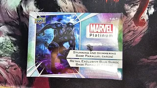 5 boxes of Marvel Platinum blasters. Can I have beat the odds again?