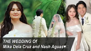 Nash Aguas, Mika Dela Cruz ikinasal na! Ganap ng mag-asawa ang celebrity couple na sina Nash & Mika