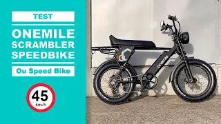 Vélo électrique ONEMILE SCRAMBLER Speedbike ou Speed Bike (test, avis & review)