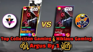 🔥Top Collection Gaming Vs Niklaus Gaming 🔥Same Hero 1 vs 1 ပွဲကြီး 💯