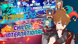 CHILDE C0 INTERNATIONAL TEAM FAST CLEAR TRIO MAGUU KENKI - SPIRAL ABYSS 3.4 F12-2 - GENSHIN IMPACT