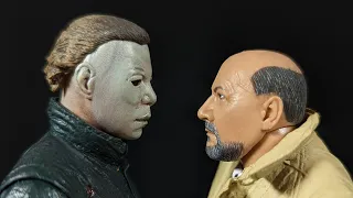 NECA Halloween 2 Michael Myers and Dr Loomis Ultimate Action Figure 2-Pack Review
