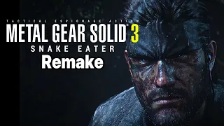 Metal Gear Solid 3 Remake Snake Eater Trailer Revelação - Playstation Showcase 2023