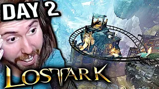 Asmongold Epic Journey To A REAL Lost Ark Dungeon | DAY 2