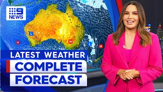 Australia Weather Update: Strong wind warnings in place for the east coast | 9 News Australia