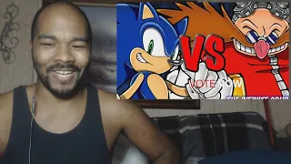 Sonic Vs. Dr. Eggman Rap Battle REACTION | KrimReacts #346