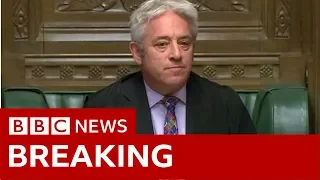 Brexit deal vote ruled out by Speaker John Bercow - BBC News