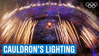 Lighting the cauldron 🔥at the London 2012 Opening Ceremony!