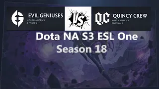 Evil Geniuses vs. Quincy Crew - DPC NA Tour 3 - ESL One Season 18