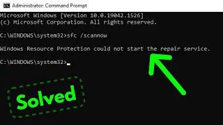 Fix windows resource protection could not start the repair service error in windows 11/10/8