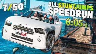 Mastering GTA 5's Stunt Jumps Speedrun!