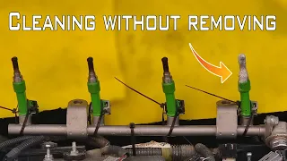 Fuel Injections cleaning in less than 5 Minutes/HOW TO clean throttle body without disassembling