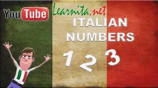Learn Italian NUMBERS  from 1 to 20 - lesson 3