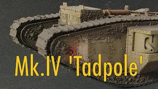 Building a Takom 1/35 Heavy Tank Mark IV 'Tadpole'