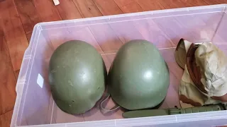 Talking About a Bunch of my Militaria Collection While Putting it in Bins