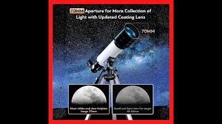 High Power HD Astronomy Stargazing Telescope 400mm(f/5.7) focal length 70mm aperture