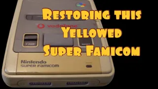 How To Restore This Yellowed Super Famicom