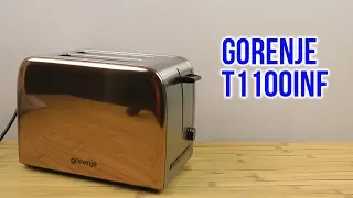 Распаковка GORENJE T1100INF