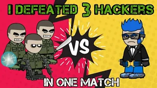 3 Hackers Vs 1 Pro| Hacker vs Me#11| Mini Militia D.A.2