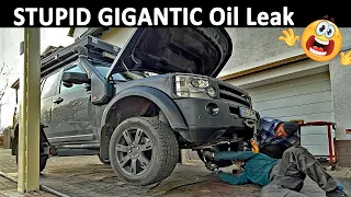 Unexpceted Huge Oil Leak Fixed - Land Rover Discovery TDV6