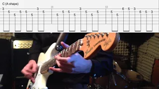 Blackmore's Night/Deep Purple - Child in Time guitar solo lesson