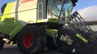 Нова покупка. Жатка Olimac Grago GT. Косим соняшник! #claas #olimac #соняшник #dieci