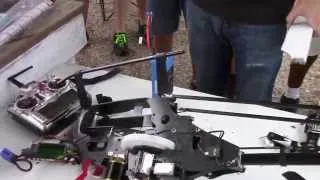 Best RC helicopter explosion !