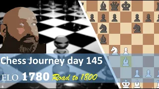 Chess journey road to 1800 day 145: Four Knights Scotch | K+P endgame