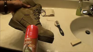 Boot Suede Leather Cleaning