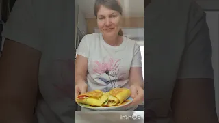 Лепешки с курицей и овощами!