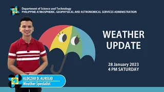 Public Weather Forecast issued at 4:00 PM | January 28, 2023