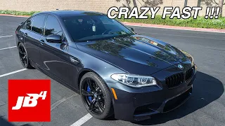 BMW F10 M5 GETS A JB4 TUNE !!!!! (INSTALL &' REVIEW)