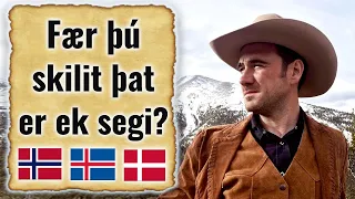 Old Norse | Can Norwegian, Danish and Icelandic speakers understand it? @JacksonCrawford