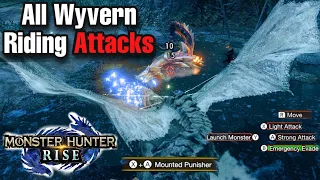 All Wyvern Riding Attacks In Monster Hunter Rise (Demo)