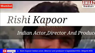 Rishi Kapoor - Full of life Always