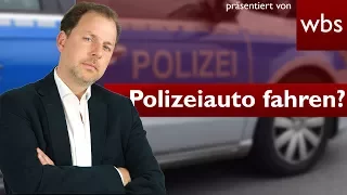 Darf ich ein Polizeiauto fahren/kaufen? | Rechtsanwalt Christian Solmecke