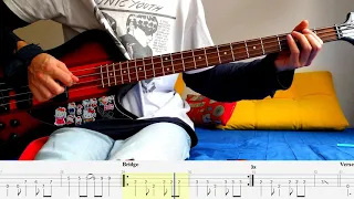 Dumb – Nirvana – Bass cover with tabs (4k)